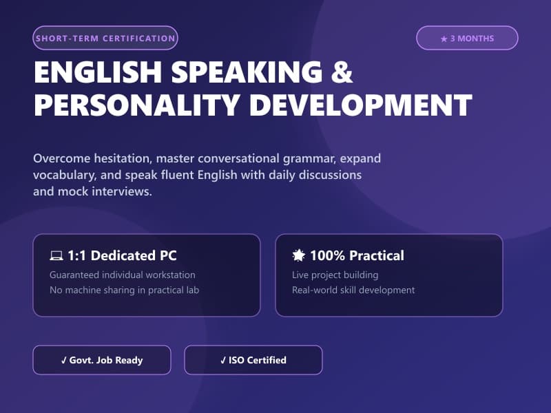 English Speaking & Personality Development