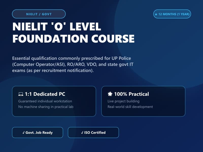 NIELIT 'O' Level Course