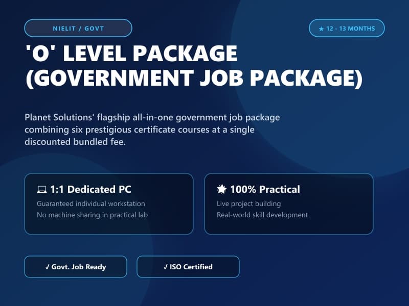 'O' Level Package (Government Job Package)